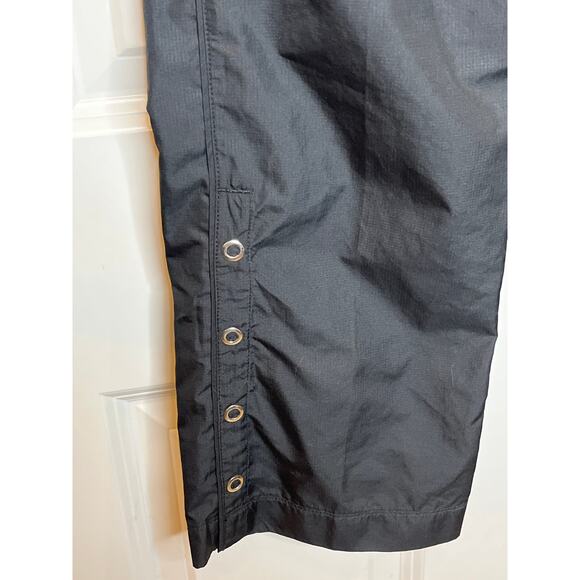 Nike Golf Women XS Black Parachute Windbreaker Pants with Snap Legs - Picture 2 of 10